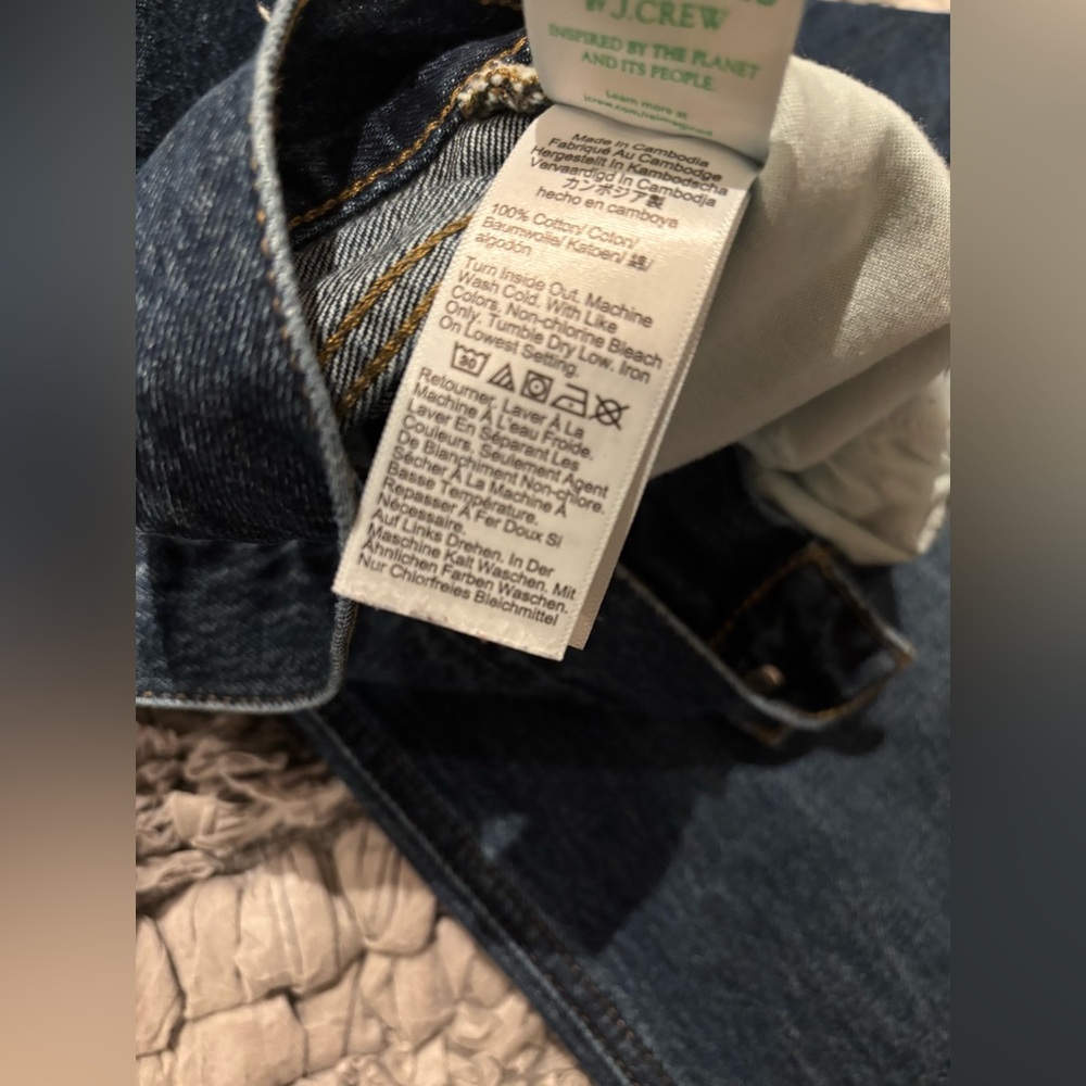 J. Crew 90s Vintage Baggy Denim Jeans - 100% cotton - Picture 6 of 7